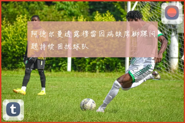 阿德尔曼透露穆雷因病缺席脚踝问题持续困扰球队
